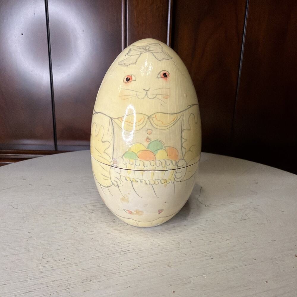 Vintage Enesco imports Nesting Dolls Rabbit/Bunny Easter Set of 5